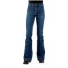Stetson Jeans ‎womens Stetson Western Jeans Womens Flare 18 Long Blue 11-054-0921-2419 BU