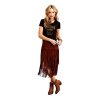 ‎womens Skirts Stetson Stetson Western Skirt Womens Leather 4 Brown 11-060-0539-0031 BR