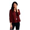 Stetson Stetson Western Shirt Womens L/S Peasant M Wine 11-050-0590-7048 WI ‎womens Tops, Tees & Blouses