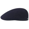 ‎mens Hats & Caps Stetson Stetson Reid Wool Flat Cap with Cashmere Men - Made in The EU Blue