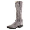 Stetson Women's Emme Western Boot Snip Toe - 12-021-6115-1349 GY 9 M US Grey Stetson ‎womens Boots