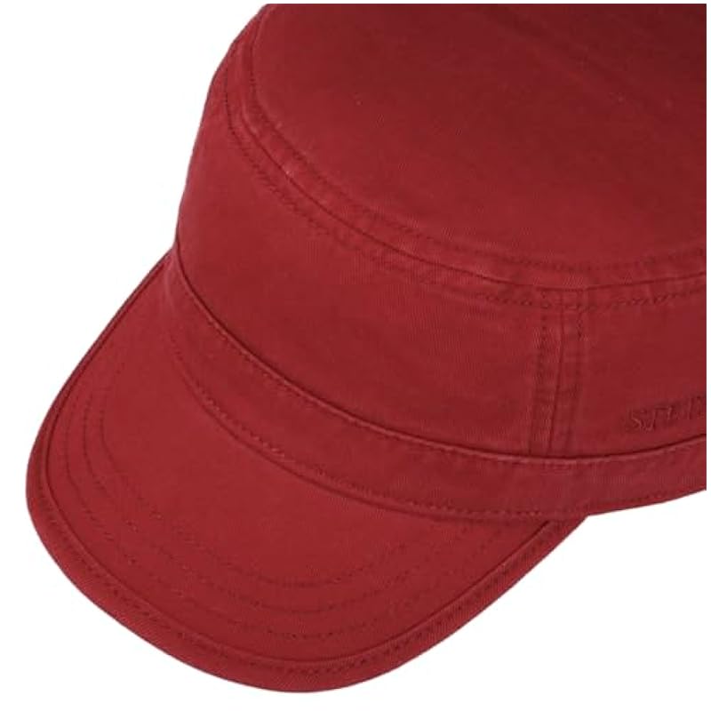 Stetson Stetson Gosper Army Cap Women/Men | Dark Red ‎womens Hats & Caps