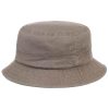 Stetson Twill Bucket Hat with UV Protection Women/Men - Grey Stetson ‎mens Accessories