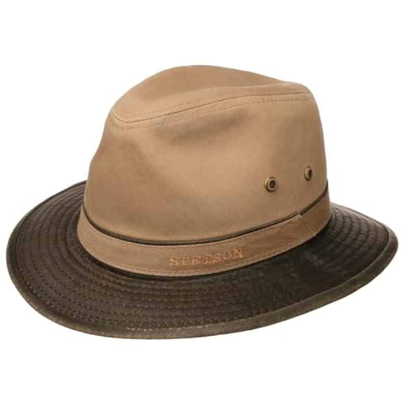 Stetson Hats & Caps ‎mens Stetson UV Protection Cotton Hat Men - Dark Beige