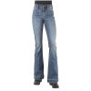 Stetson Women's 921 Light Wash High Rise Plain Pocket Flare Jean Blue 32 ‎womens Jeans Stetson