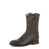 Stetson Boots ‎mens Stetson Men's Puncher Burnished Goat Western Roper Boot Round Toe - 12-020-7605-0751 Br Brown