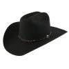 Stetson Hats & Caps ‎mens Stetson® 4X Black Powder River Buffalo Hat 67/
