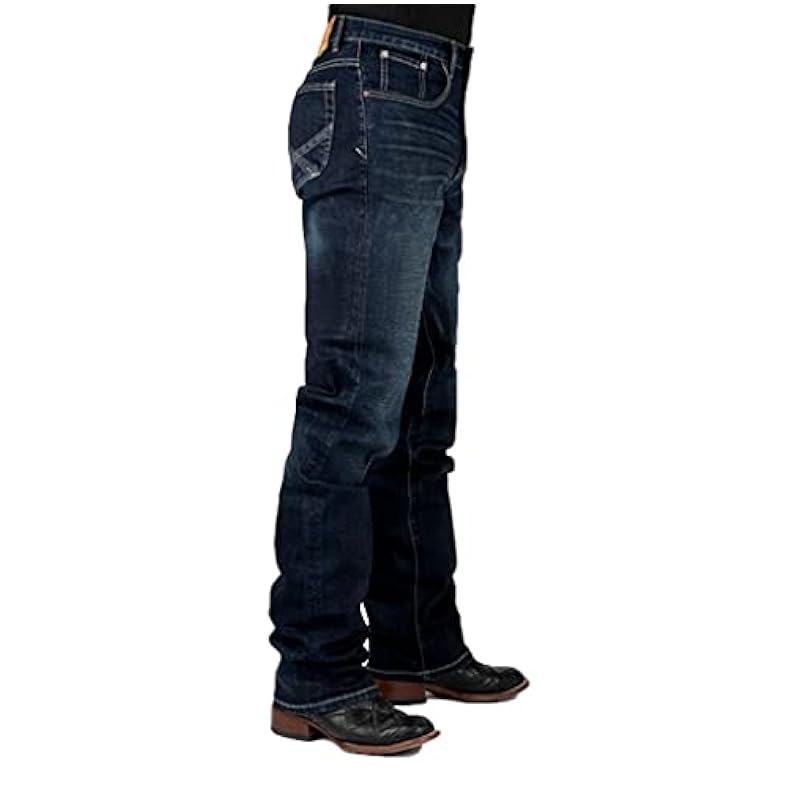 Stetson Western Denim Jeans Mens 32 x 36 Blue 11-004-1521-2000 BU ‎mens Jeans Stetson