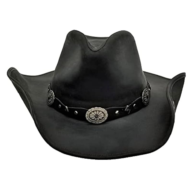 Stetson Roxbury Shapeable Leather Cowboy Western Hat Large ‎unisex-ad Hats & Caps Stetson