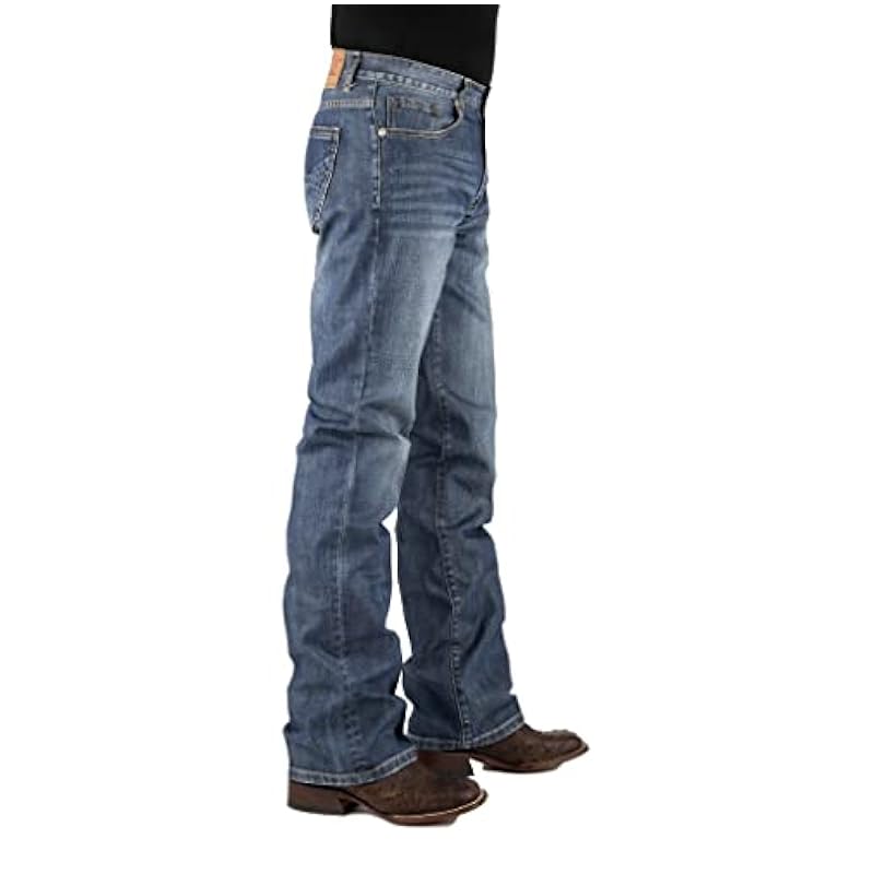 ‎mens Jeans Stetson Stetson Western Jeans Mens Modern Fit Bootcut Blue 11-004-1312-4094 BU Blue