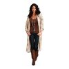 Stetson Stetson Women's Golden Southwestern Herringbone Open Cardigan Gold M L ‎womens Sweaters