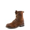 Stetson Stetson 7In Womens Oiled Brown Leather Sam Ankle Boots 10 ‎womens Boots