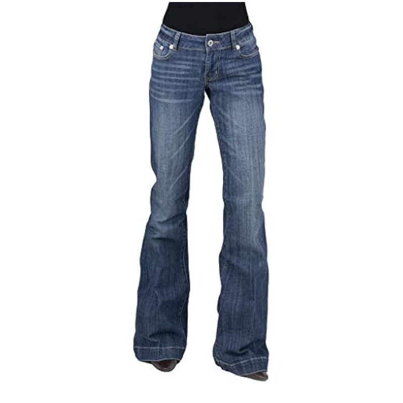 ‎womens Jeans Stetson Stetson Women's 214 Trouser Jeans Blue 16 LNG