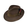 Stetson Hats & Caps ‎mens Stetson Mens Wool Felt Whippet Fedora Hat Mink