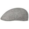 Stetson Stetson Texas Undyed Virgin Wool Flat Cap Men - Made in The EU Grey ‎mens Hats & Caps