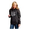 Stetson Stetson Western Sweatshirt Womens Hooded XS Gray 11-098-0562-8001 GY ‎womens Fashion Hoodies & Sweatshirts