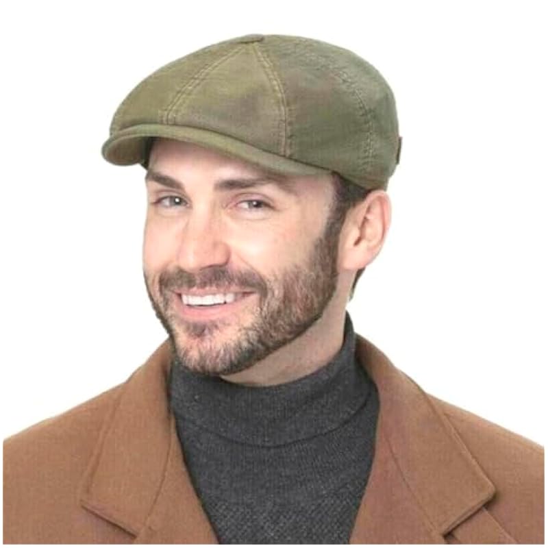 Stetson Hats & Caps ‎mens Stetson Hatteras Cotton x The Feebles Flat Cap Men - Blue