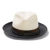 Stetson Hats & Caps ‎mens Stetson Men's Andover Florenine Milan Straw Hat Ivory/Black