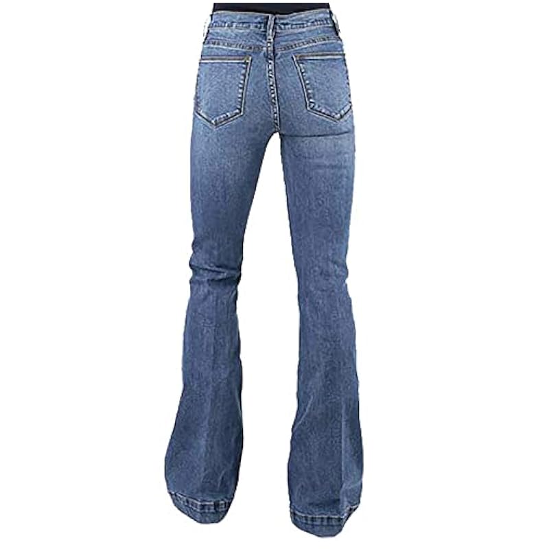 Stetson Women's 921 High Rise Flare Jeans Blue ‎womens Jeans Stetson
