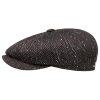 Stetson Hats & Caps ‎mens Stetson Hatteras Bright Spots Cashmere Flat Cap Men - Made in The EU Brown