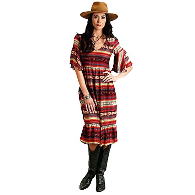 Stetson Women's Multi Serape Print Dress Multi Multi ‎womens Dresses Stetson