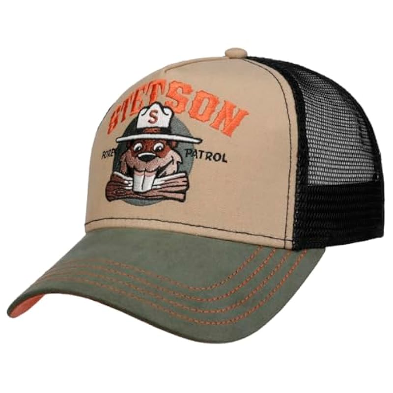 Stetson Forest Patrol Trucker Cap Men - Black ‎mens Novelty Stetson