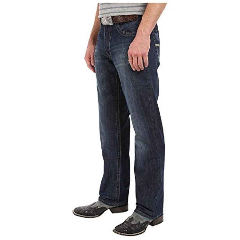 Stetson Men's Modern Straight Leg Jean, Blue, 31x38 ‎mens Jeans Stetson