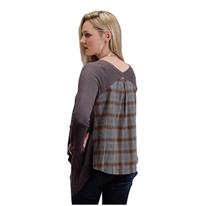 Stetson Sweaters ‎womens Stetson Womens Grey Sweater Knit Peasant Top Grey XL