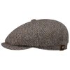 Stetson Hatteras Harris Tweed Herringbone Cap Men - Made in The EU Anthracite Stetson ‎mens Hats & Caps