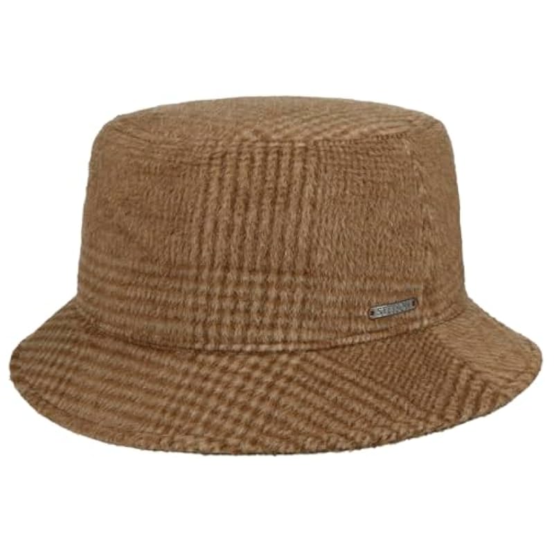 Stetson Stetson Brownfield Wool Bucket Hat Men - Made in Germany Brown-beige ‎mens Accessories