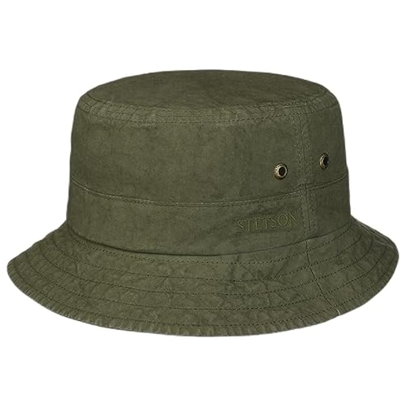 Stetson Delave Cotton Hat Women/Men | Olive ‎mens Accessories Stetson