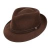 Stetson Hats & Caps ‎mens Stetson Men's Andover Florenine Milan Straw Hat Brown