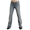 ‎womens Jeans Stetson Stetson Classic Boot Cut-Vapor Wash Ladies Denim-Flap Back Pocket (2W x rL) 11-054-0816-0300BU