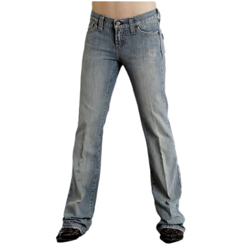 ‎womens Jeans Stetson Stetson Classic Boot Cut-Vapor Wash Ladies Denim-Flap Back Pocket (2W x rL) 11-054-0816-0300BU