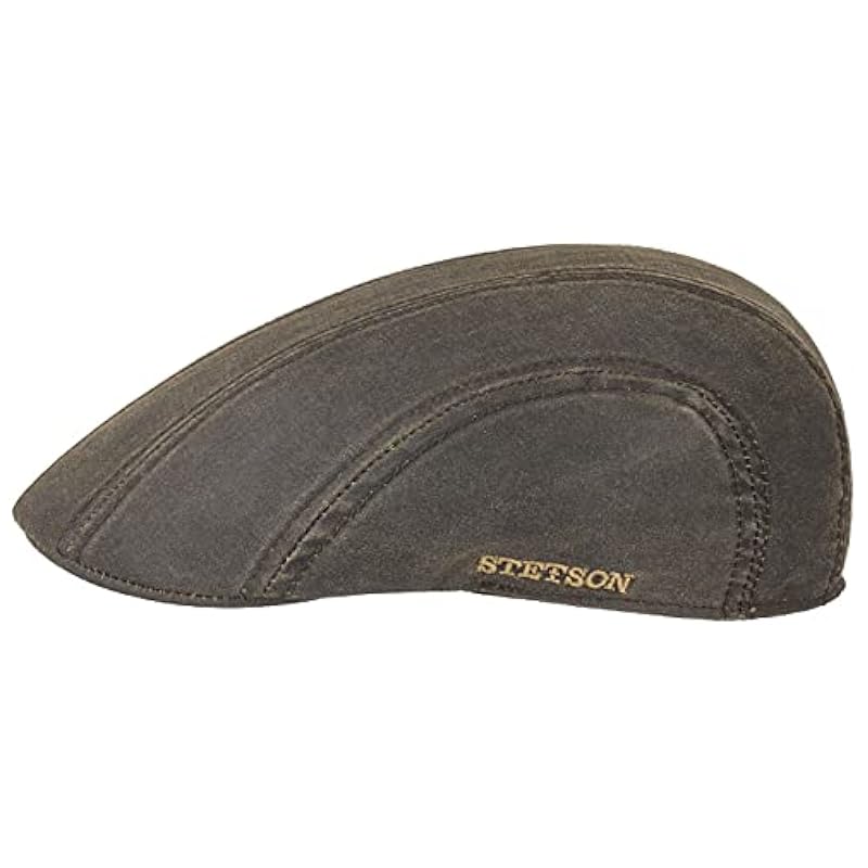 Stetson Hats & Caps ‎unisex-ad Stetson Madison Old Cotton Flat Cap Women/Men Brown 7 1/2-7 5/8