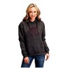 Stetson Novelty ‎womens Stetson Western Sweatshirt Womens Fleece XS Gray 11-098-0562-8000 GY