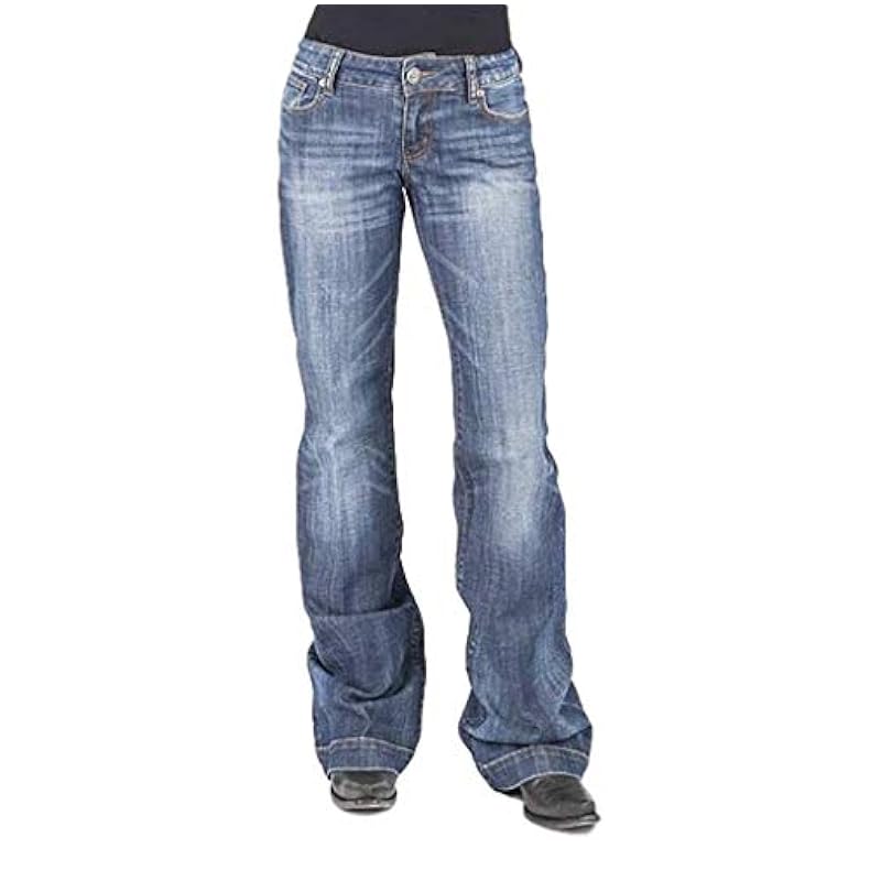 Stetson Jeans ‎womens Stetson Women's 214 Trouser Fit Jeans Blue 16W x 34L