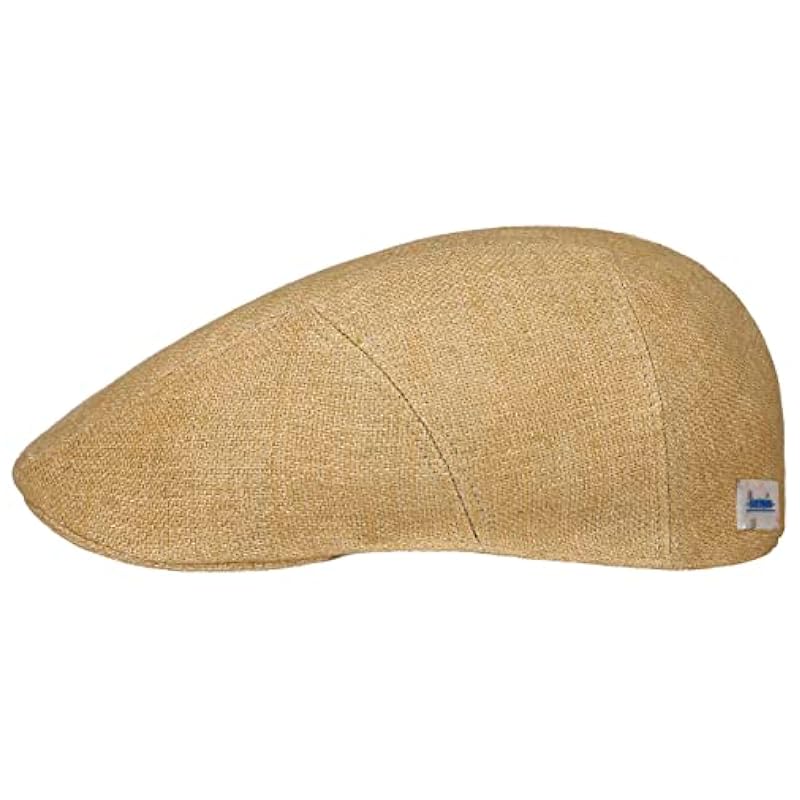 Stetson Hats & Caps ‎mens Stetson Uni Sustainable Linen Flat Cap Men - Made in The EU Mustard
