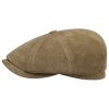 Stetson Stetson Hatteras Calf Leather Flat Cap Men Brown 7 1/2-7 5/8 ‎mens Hats & Caps
