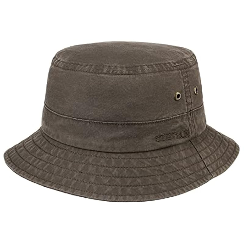 Stetson Delave Cotton Hat Women/Men | Dark Brown Stetson ‎mens Accessories