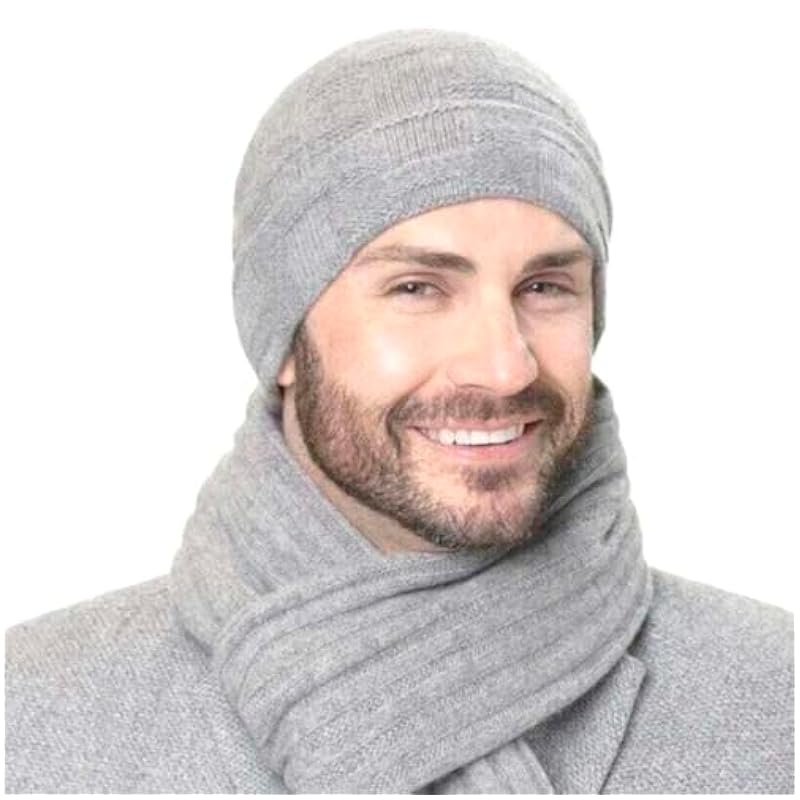 Stetson Fintona Cashmere Beanie Hat Women/Men - Grey-mottled ‎womens Hats & Caps Stetson