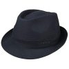 Stetson Stetson Teton Cloth Trilby Hat Women/Men | Made in Italy Navy ‎mens Hats & Caps