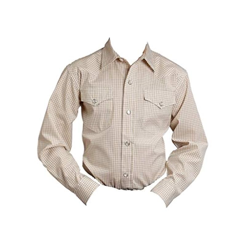 ‎boys Tops, Tees & Shirts Stetson Stetson Western Shirt Boys Stripe L/S Snap M Gold 11-030-0478-0032 YE