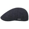 Stetson Hats & Caps ‎mens Stetson Texas Wool Herringbone Cap Men - Black-blue