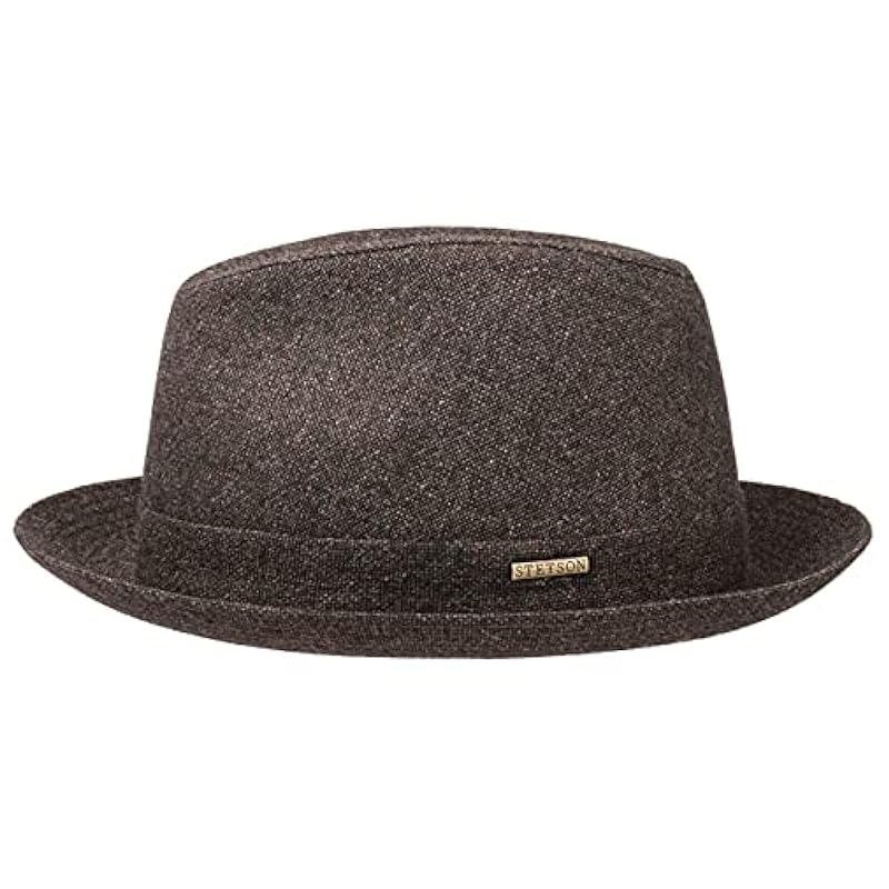 Stetson Wool Mélange Hat Men Brown-Mottled 7 3/4-7 7/8 ‎mens Hats & Caps Stetson