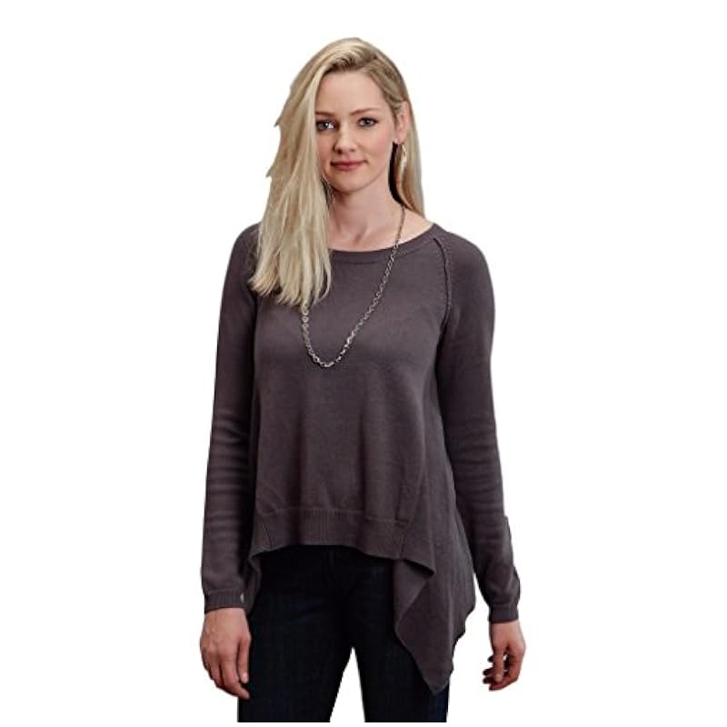Stetson Sweaters ‎womens Stetson Womens Grey Sweater Knit Peasant Top Grey XL