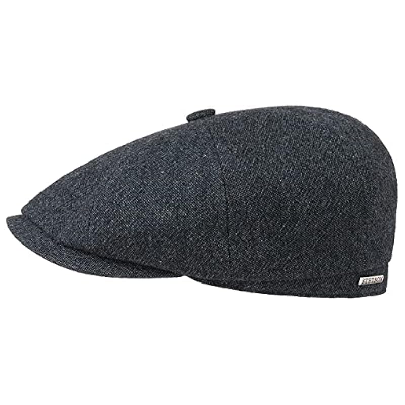 Stetson Hatteras Wool Cashmere Flat Cap Men Navy-Mottled 6 7/8 Stetson ‎mens Hats & Caps