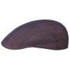 Stetson Madison Linen Flat Cap Women/Men - Plum ‎mens Hats & Caps Stetson
