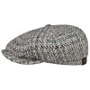 Stetson Hats & Caps ‎mens Stetson Hatteras Hoback Virgin Wool Flat Cap Men - Made in The EU Grey