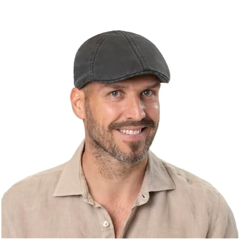 Stetson Texas Organic Cotton Flat Cap Men | Olive ‎mens Hats & Caps Stetson